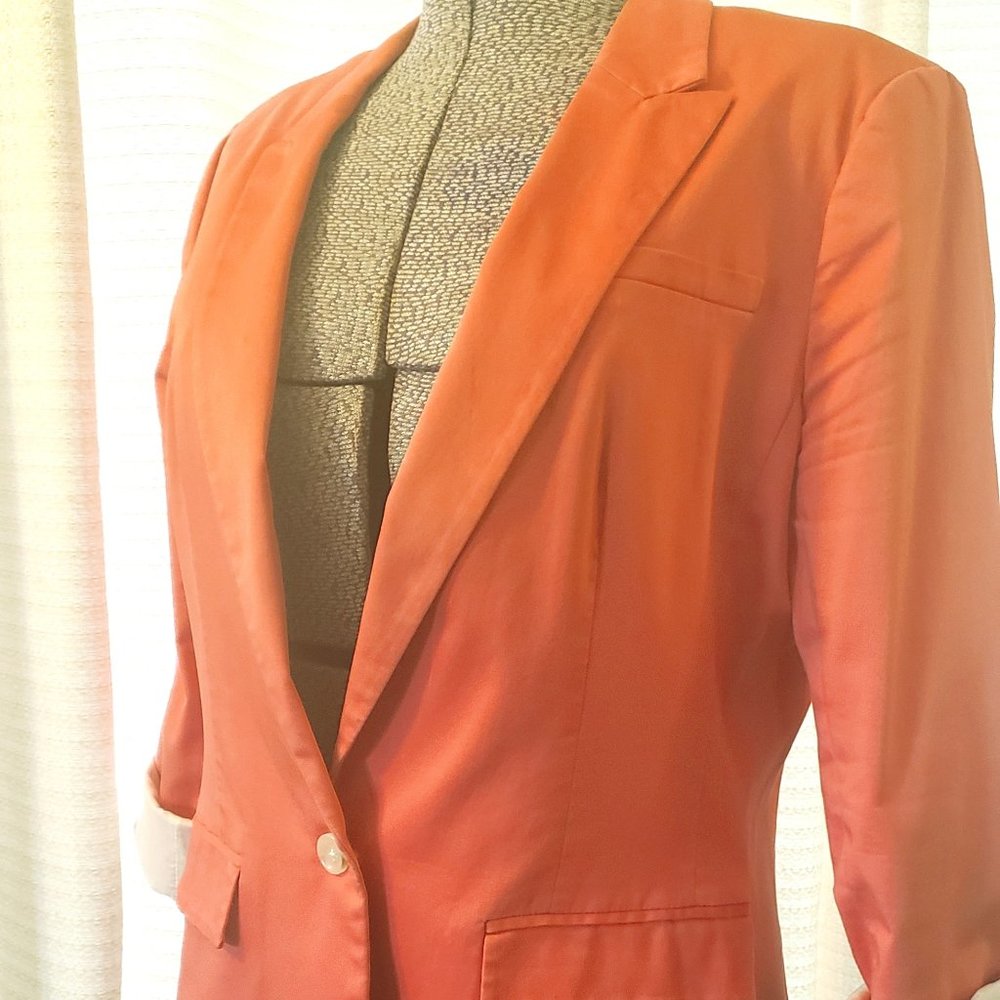 Banana Republic Bright Coral Blazer